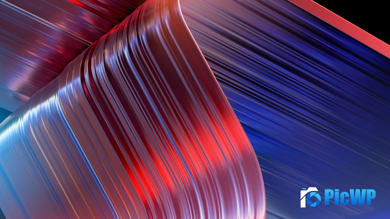 Waves Colorful art 4K PC Wallpaper