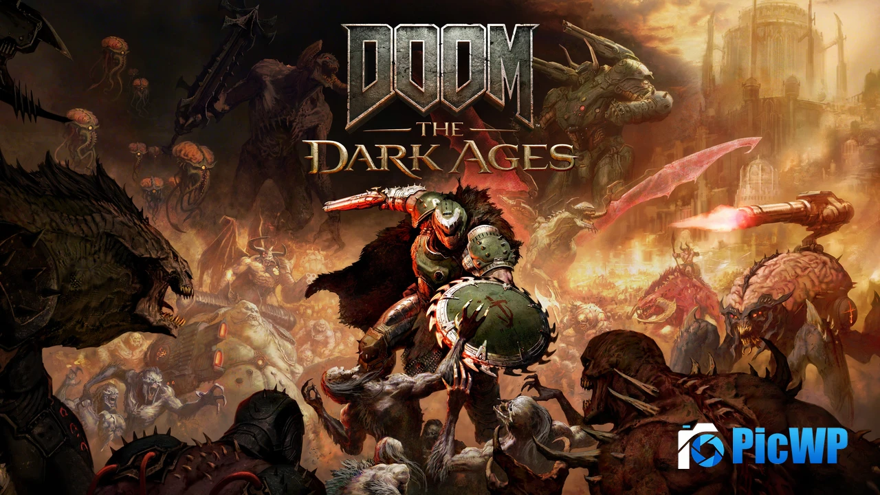 DOOM: The Dark Ages Key Art 4K PC Wallpaper