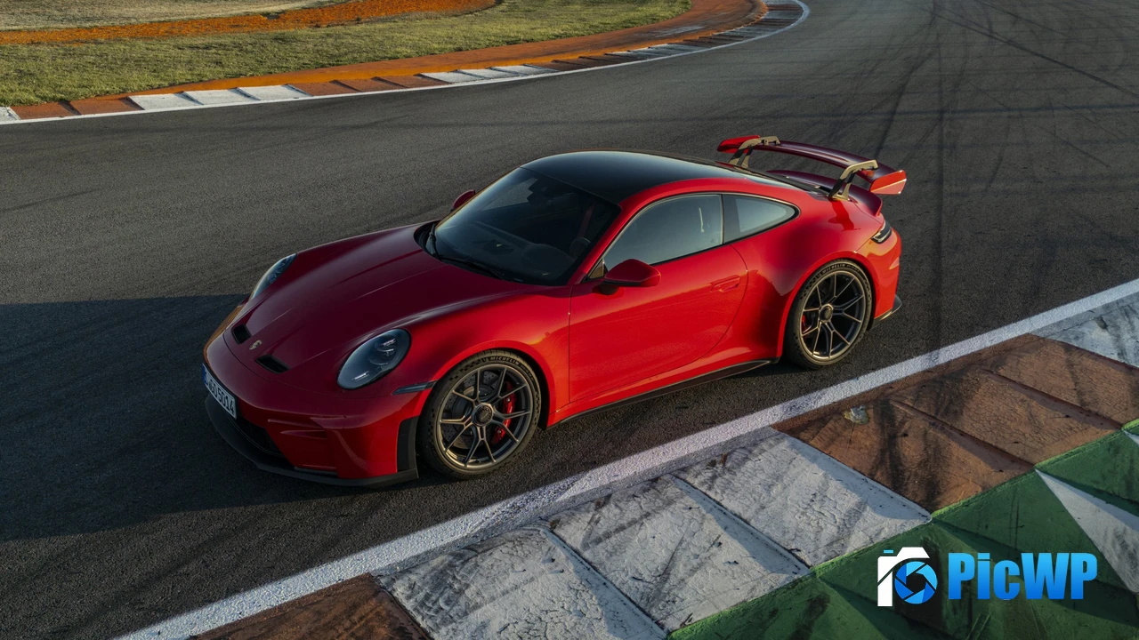 Porsche 911 GT3 Guards Red 4K PC Wallpaper