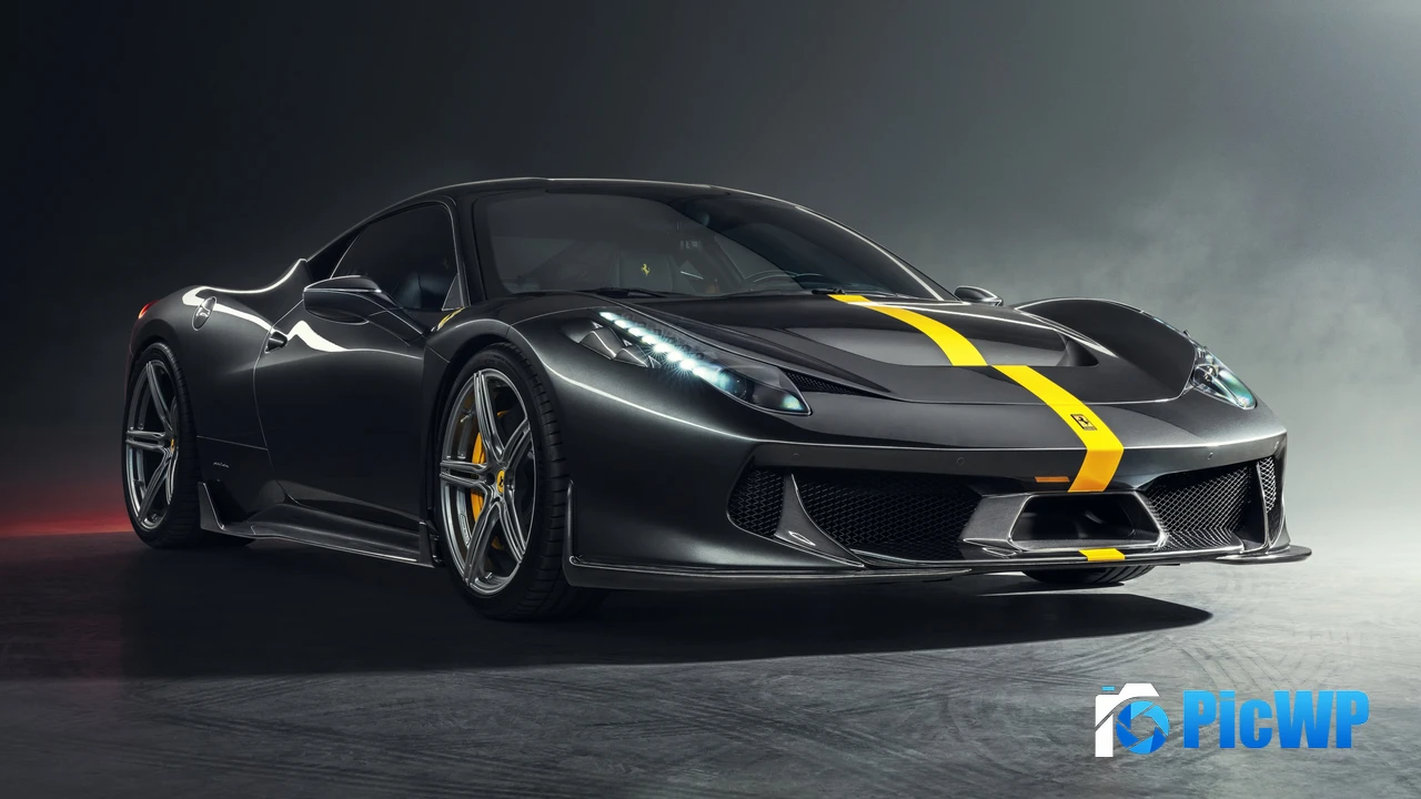 Ferrari 458 Carbon Fiber 4K PC Wallpaper