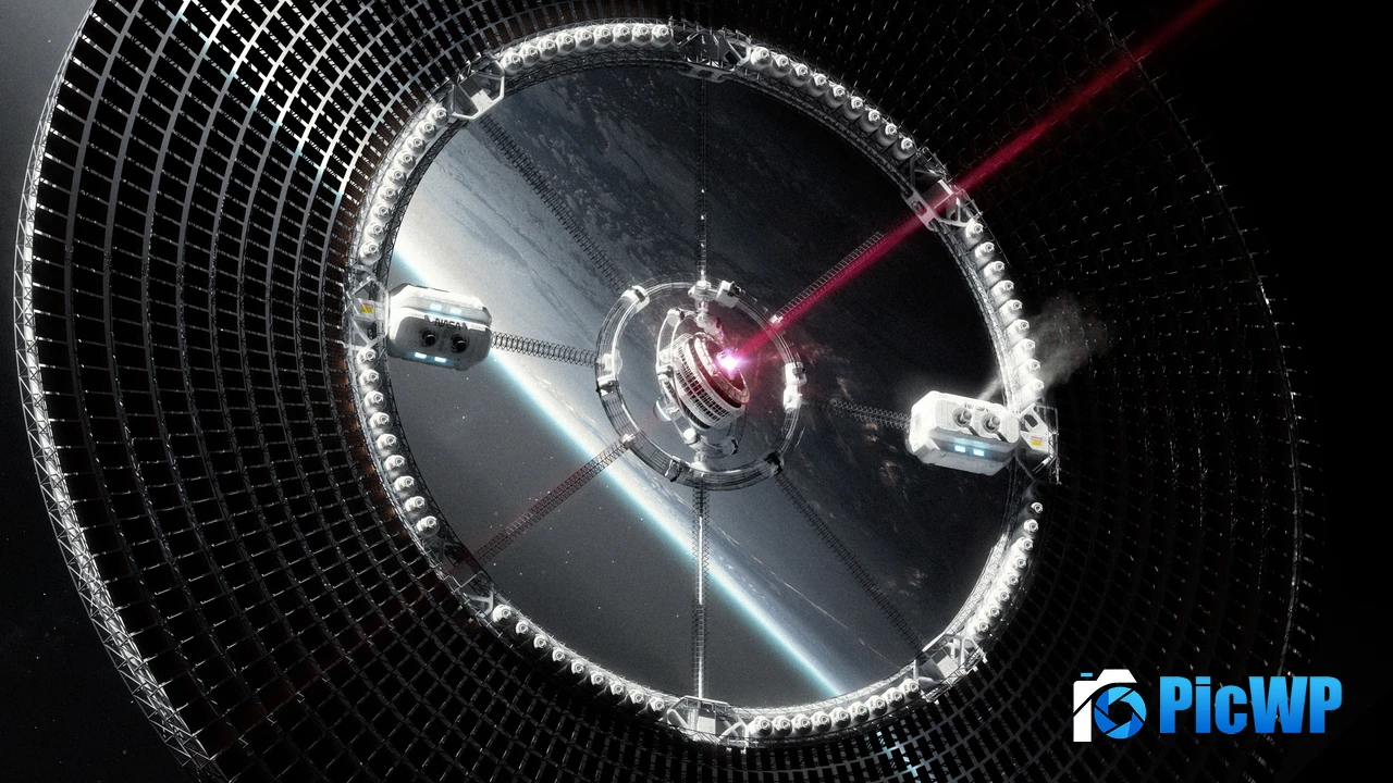 NASA Laser technology 4K PC Wallpaper