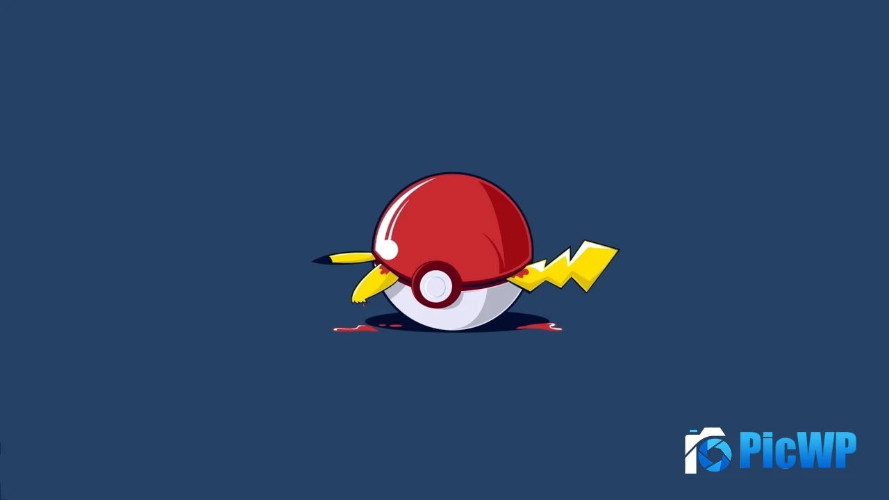 Pokeball Pikachu 4K PC Wallpaper