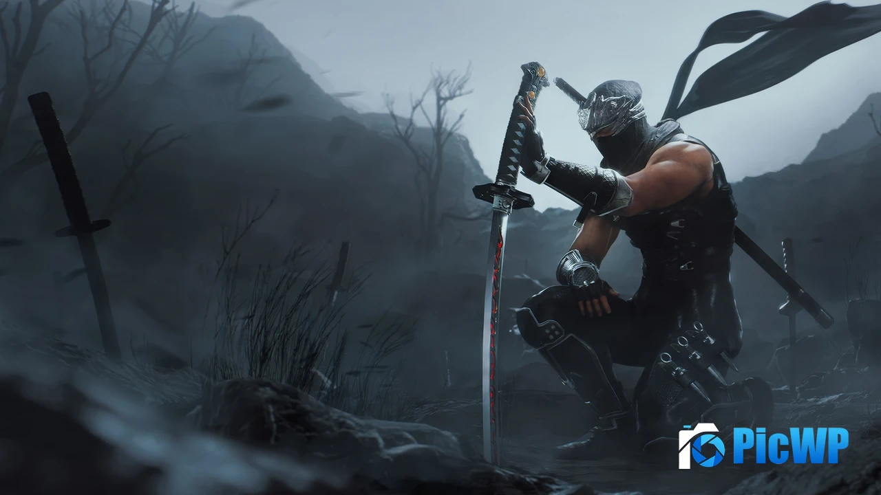 Ryu Hayabusa Ninja Gaiden 2 Black 4K PC Wallpaper