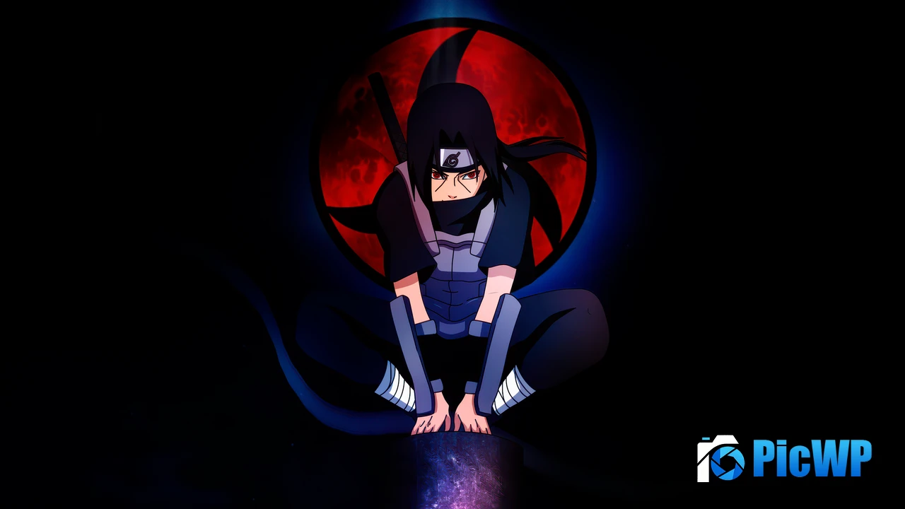 Itachi Uchiha Pose 4K PC Wallpaper