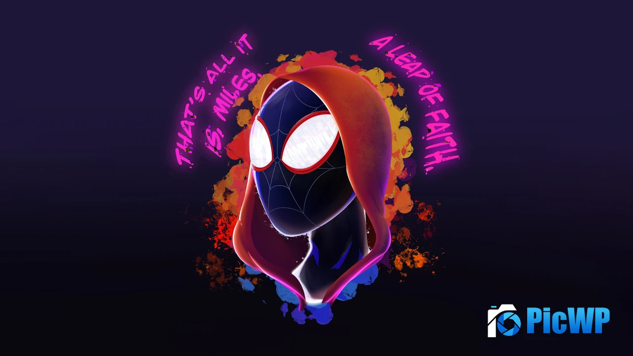 Miles Morales Leap of Faith 4K PC Wallpaper