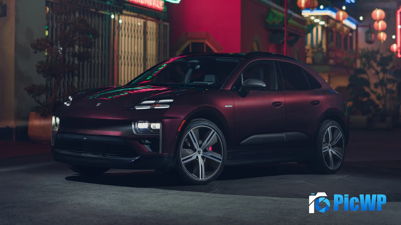 Porsche Macan Turbo Electric SUV 4K PC Wallpaper