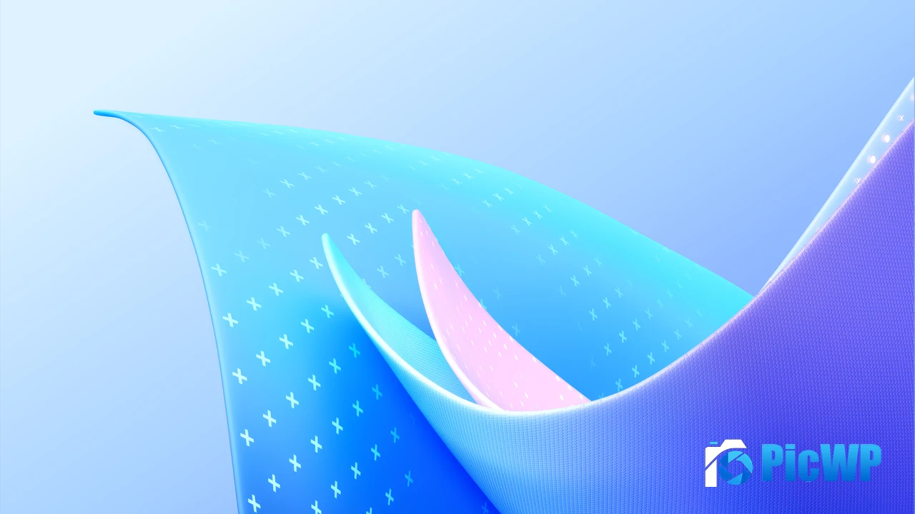 Windows 11 Abstract layers 4K PC Wallpaper