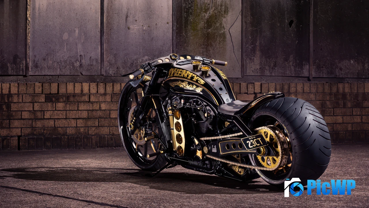 Harley-Davidson V Rod Monster bike 4K PC Wallpaper