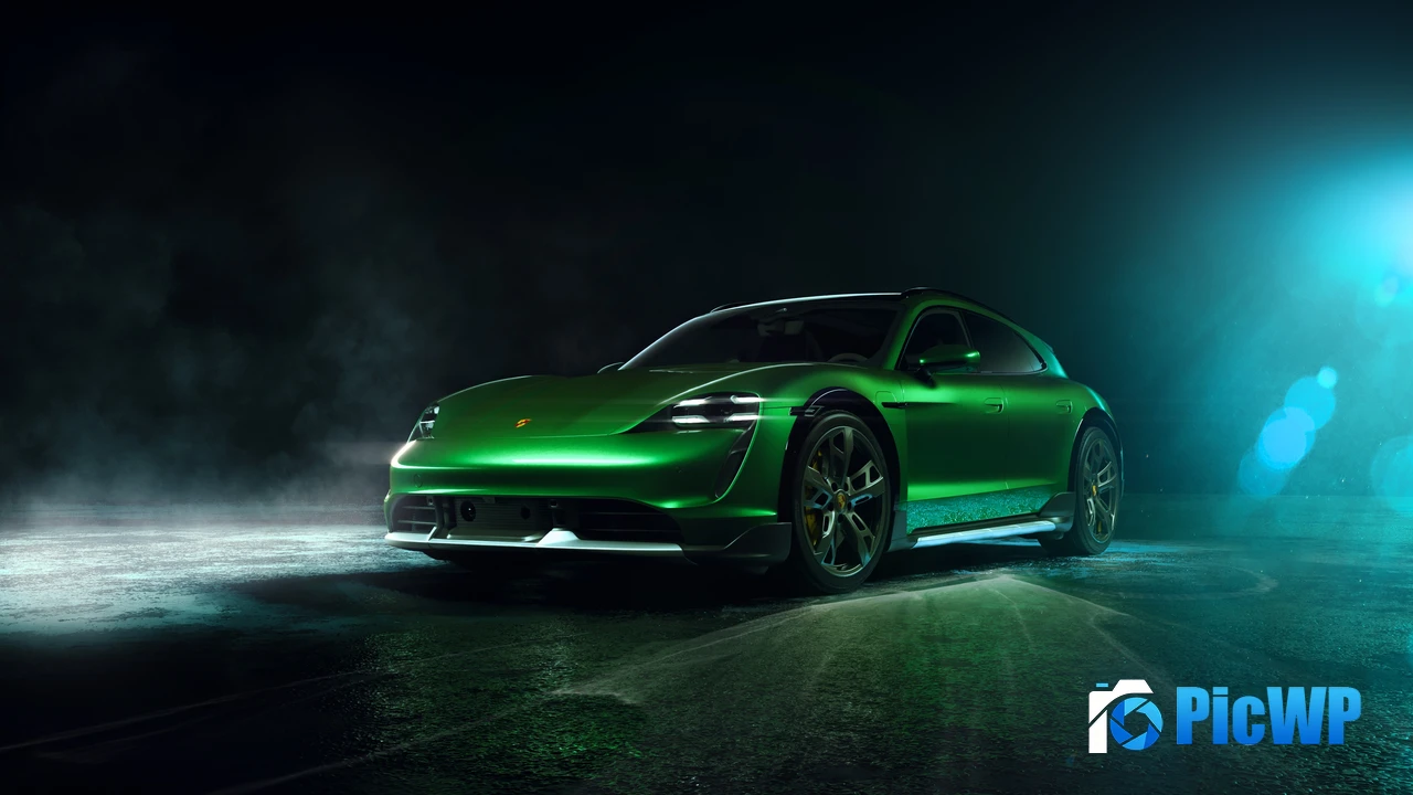 Porsche Taycan Turbo S Cross Turismo 2024 4K PC Wallpaper