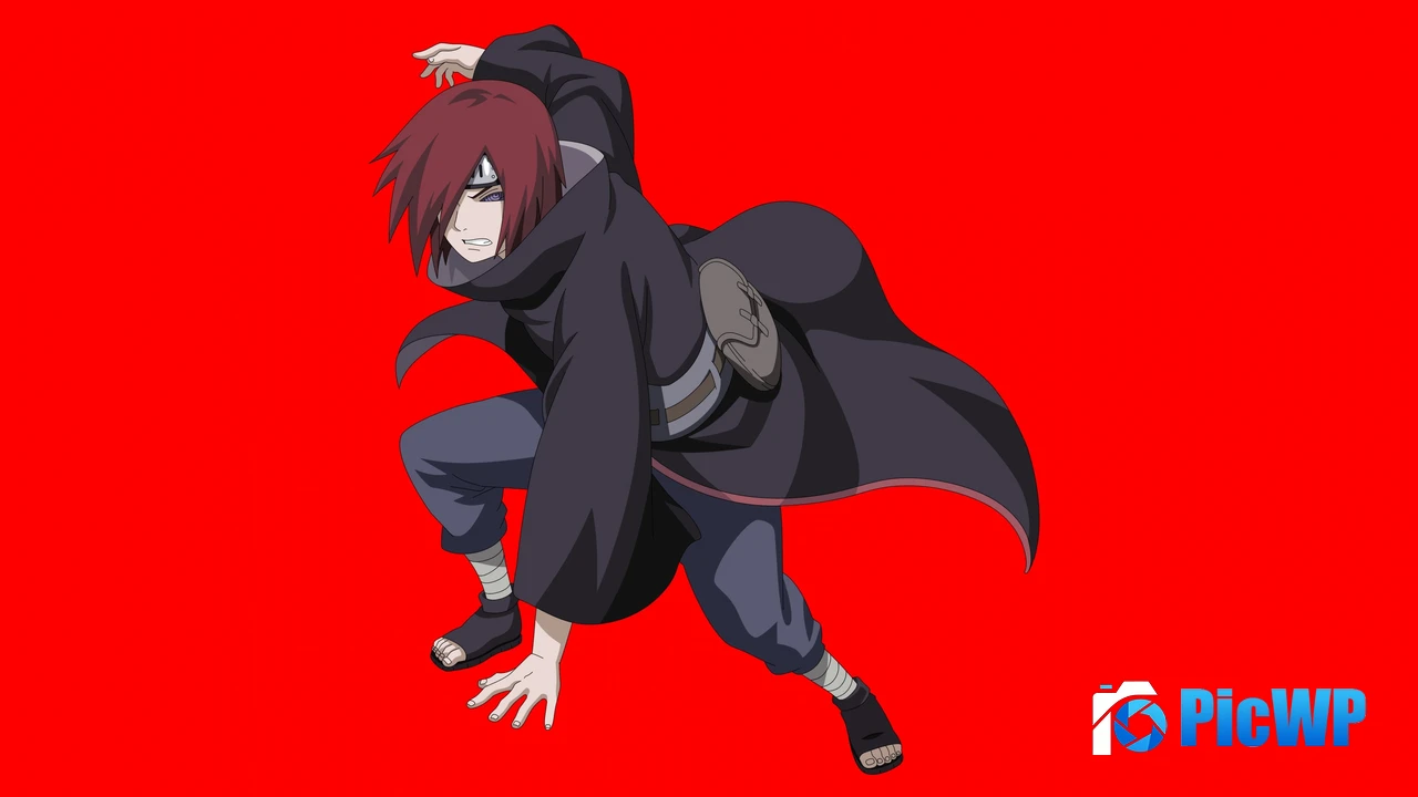 Nagato Red background 4K PC Wallpaper