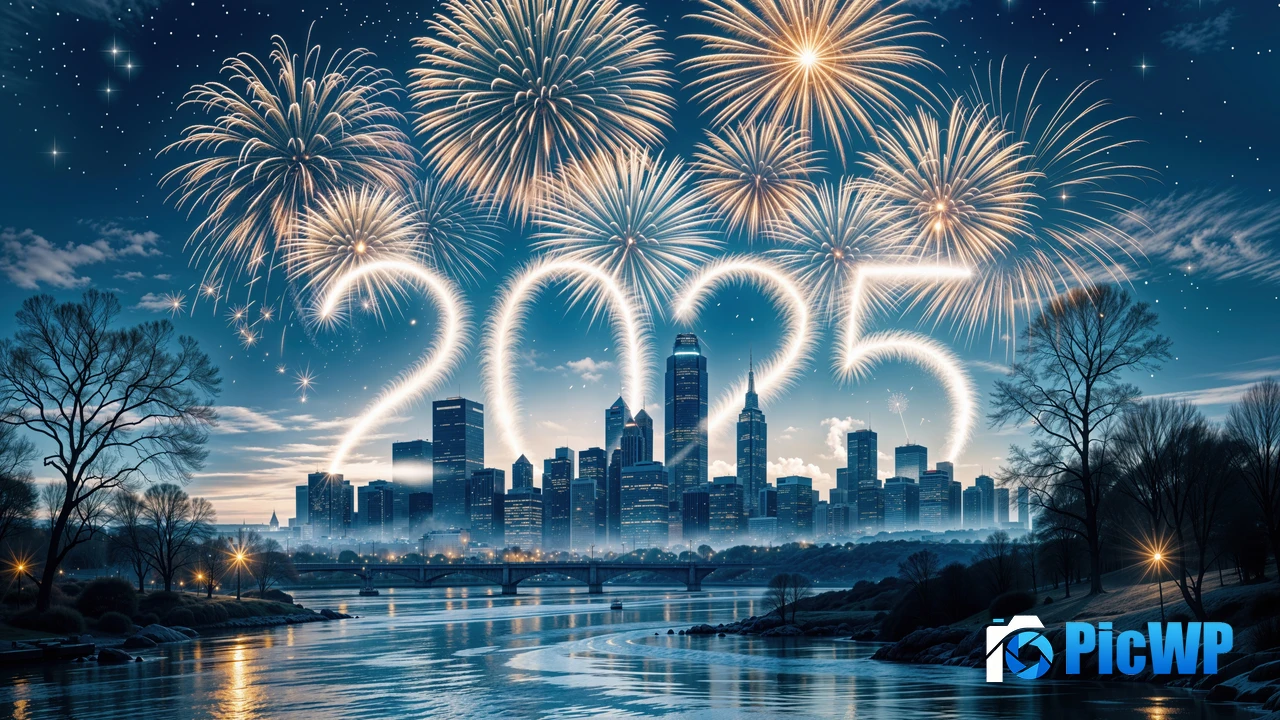 2025 New Year New York City 4K PC Wallpaper