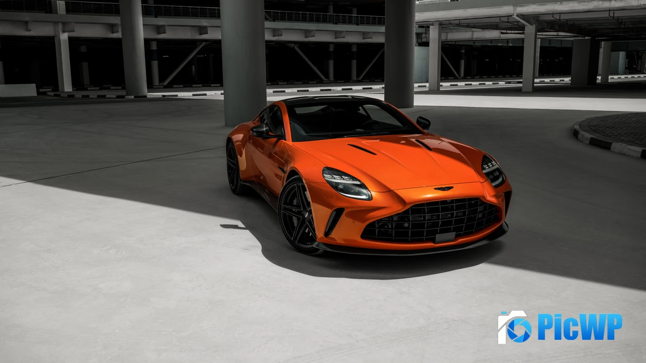 Aston Martin Vantage V8 Twin Turbo Sportscar 4K PC Wallpaper