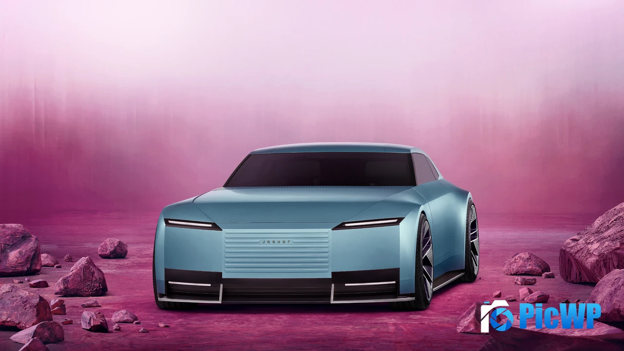 Jaguar Type 00 Pink aesthetic 4K PC Wallpaper
