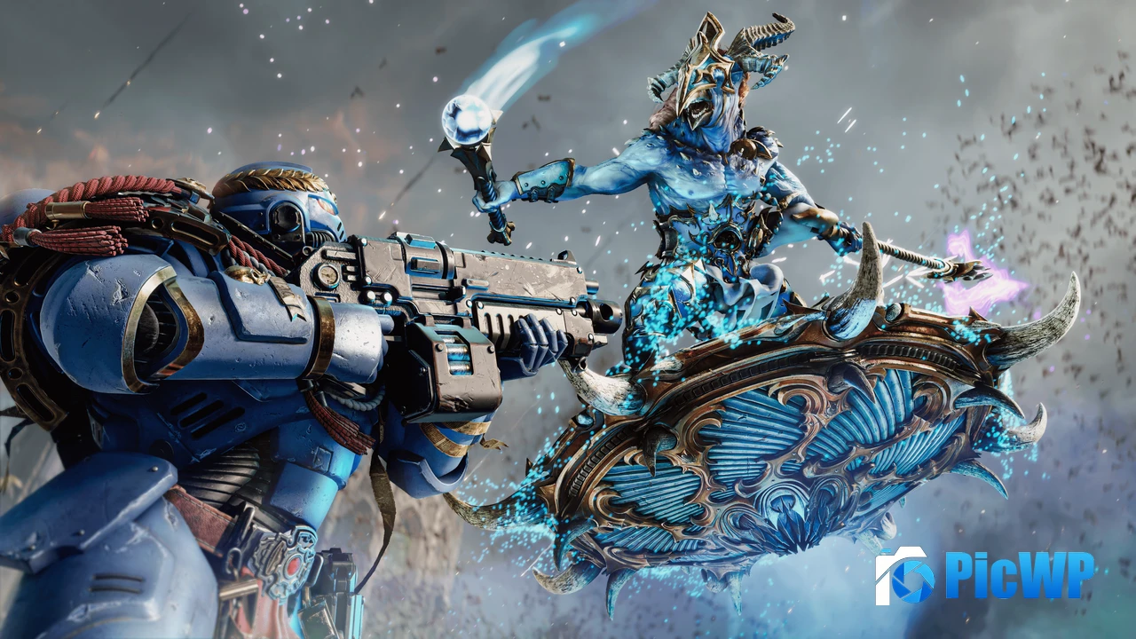 Warhammer 40K Space Marine 2 Tzaangor Enlightened 4K PC Wallpaper