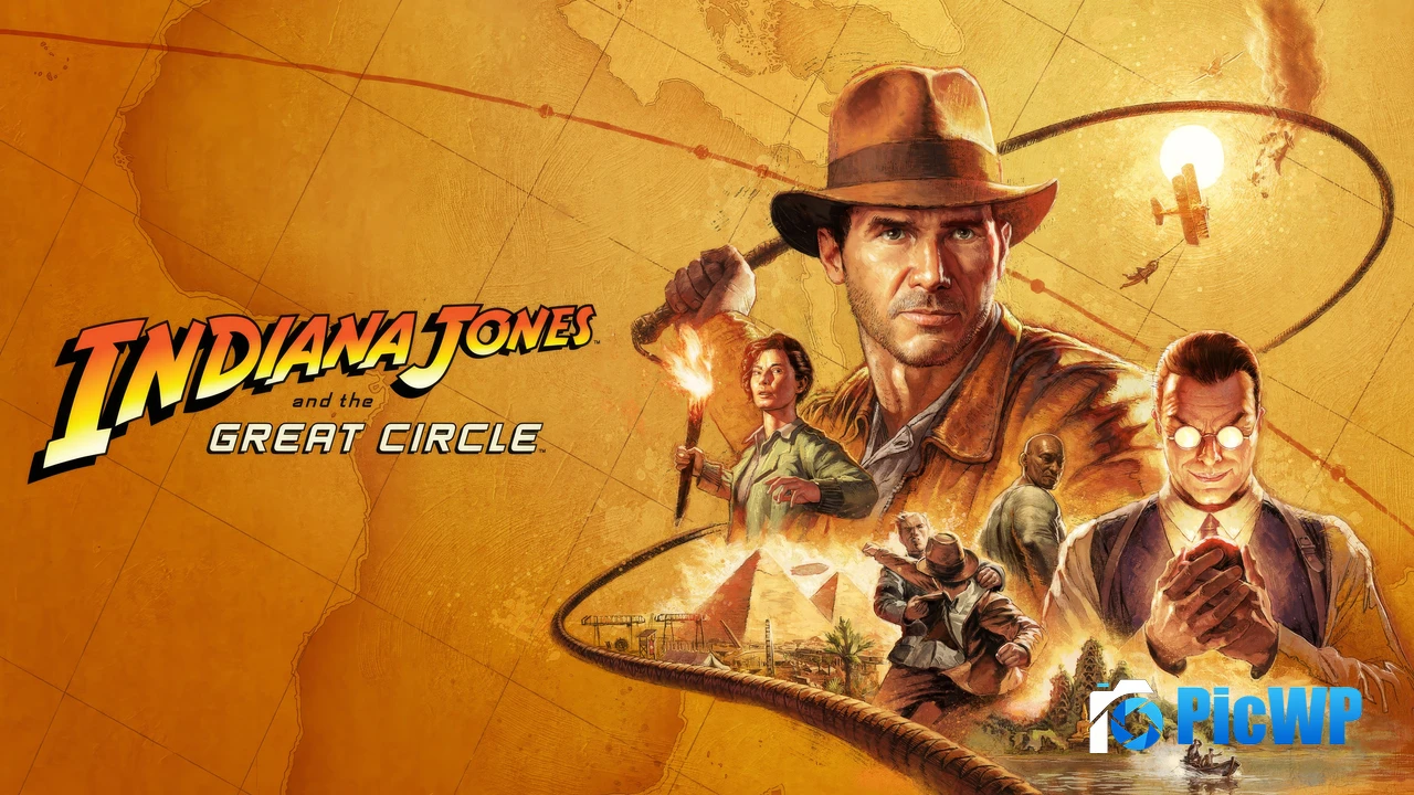 Indiana Jones and the Great Circle Key Art 4K PC Wallpaper