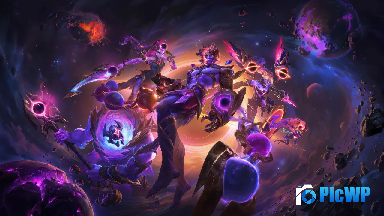 Dark Star League of Legends 4K PC Wallpaper