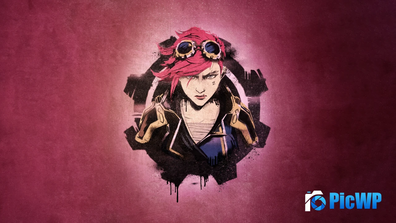 Vi (LoL) Graffiti 4K PC Wallpaper