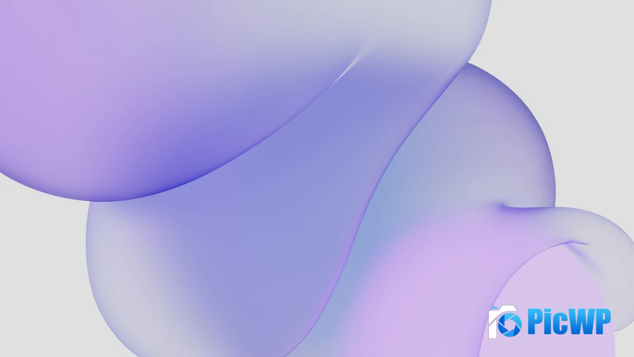 Purple aesthetic Gradient Abstract 4K PC Wallpaper