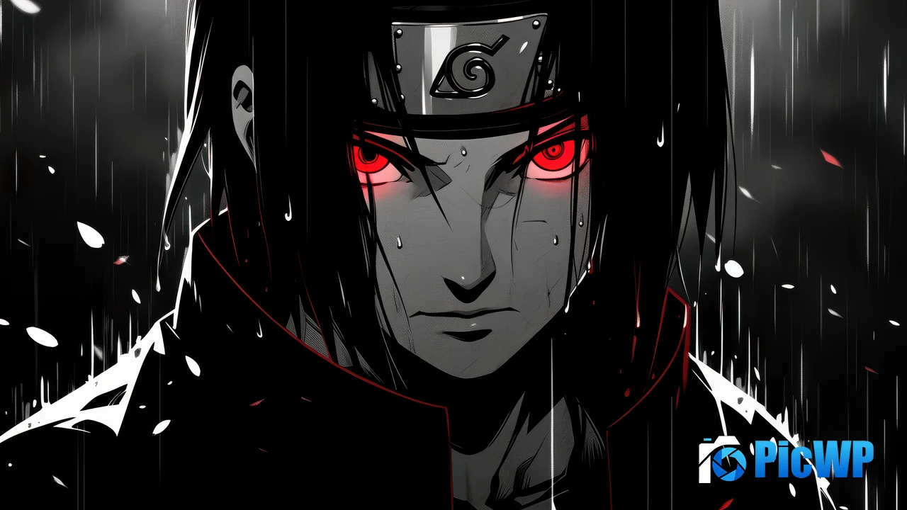 Itachi Uchiha Dark aesthetic 4K PC Wallpaper