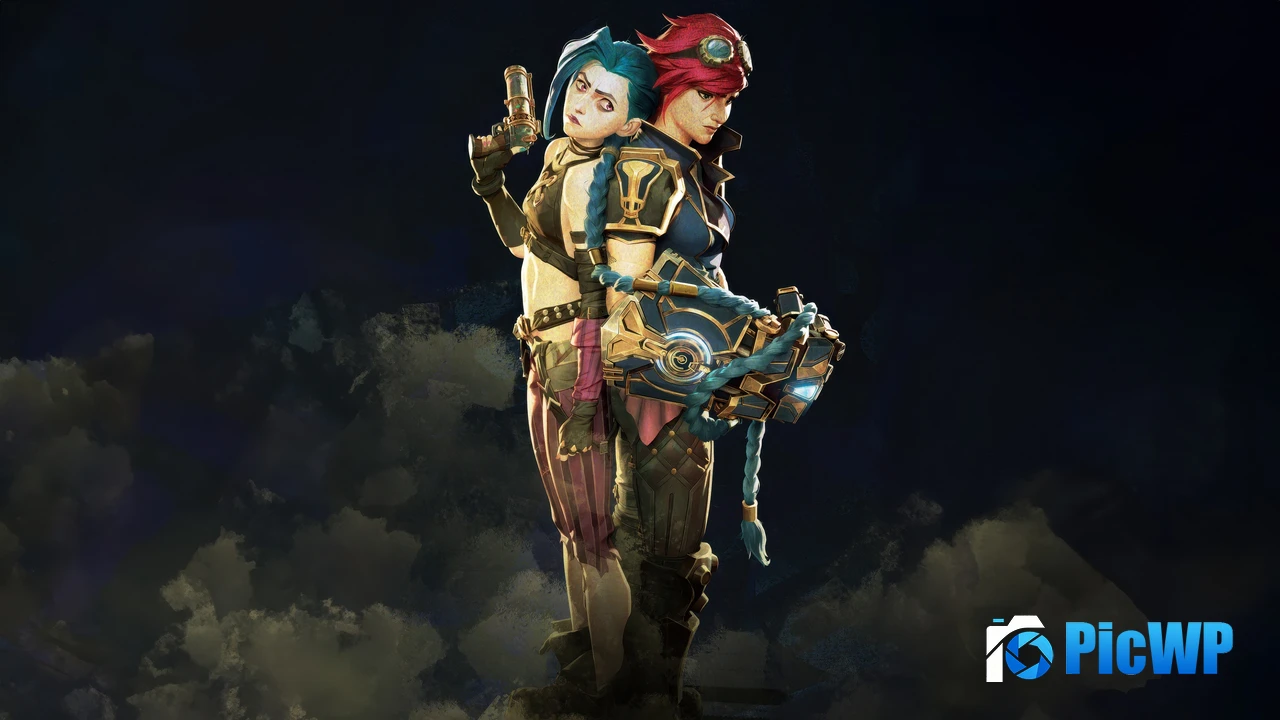 Jinx Vi (Arcane) 4K PC Wallpaper