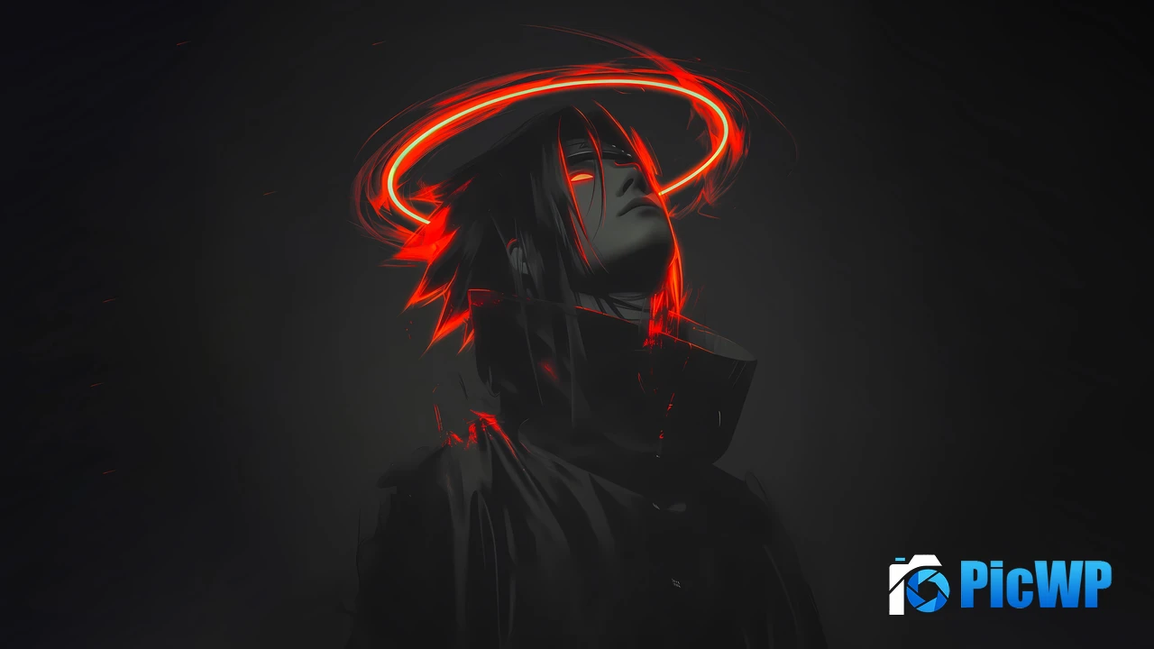 Sasuke Uchiha Dark aesthetic 4K PC Wallpaper