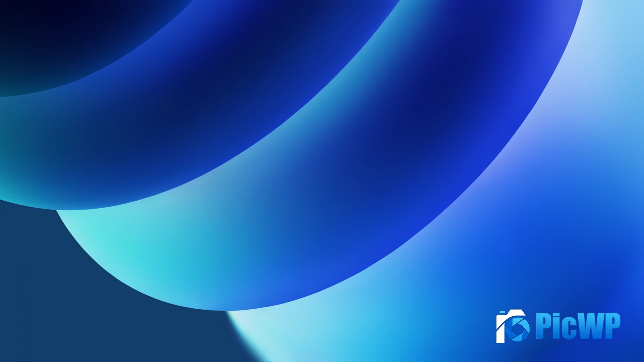 Ultrawide Blue background 4K PC Wallpaper