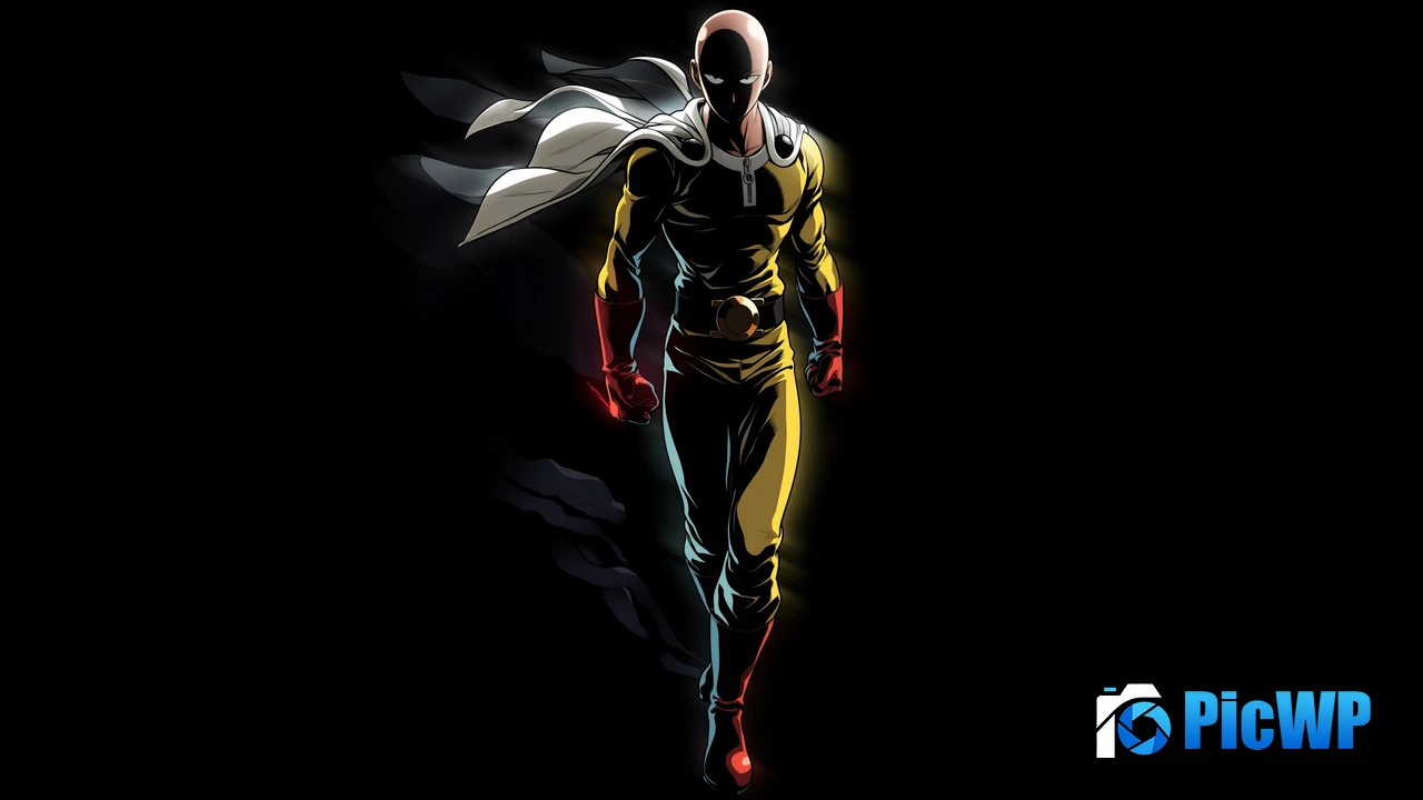 Saitama Dark aesthetic 4K PC Wallpaper