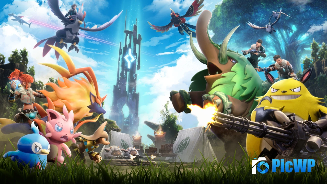 Palworld Game poster 4K PC Wallpaper