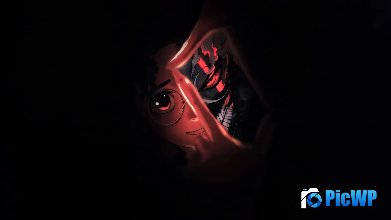 Okarun (Dandadan) Dark aesthetic 4K PC Wallpaper
