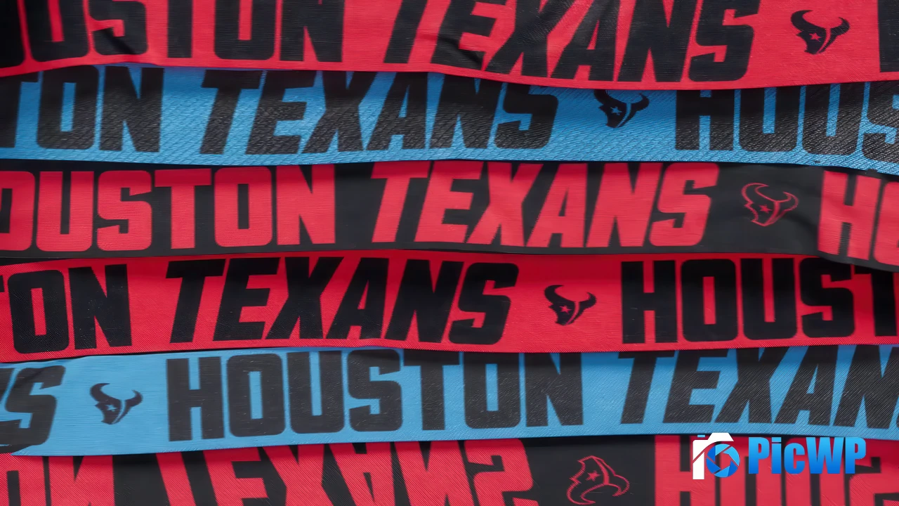 Houston Texans Ribbons 4K PC Wallpaper