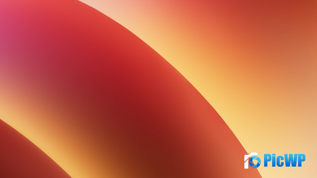 Orange Gradient background 4K PC Wallpaper