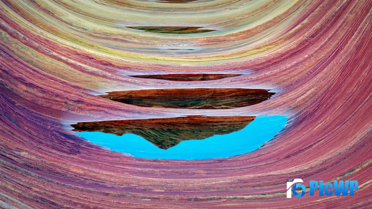 The Wave Sandstone plateau 4K PC Wallpaper