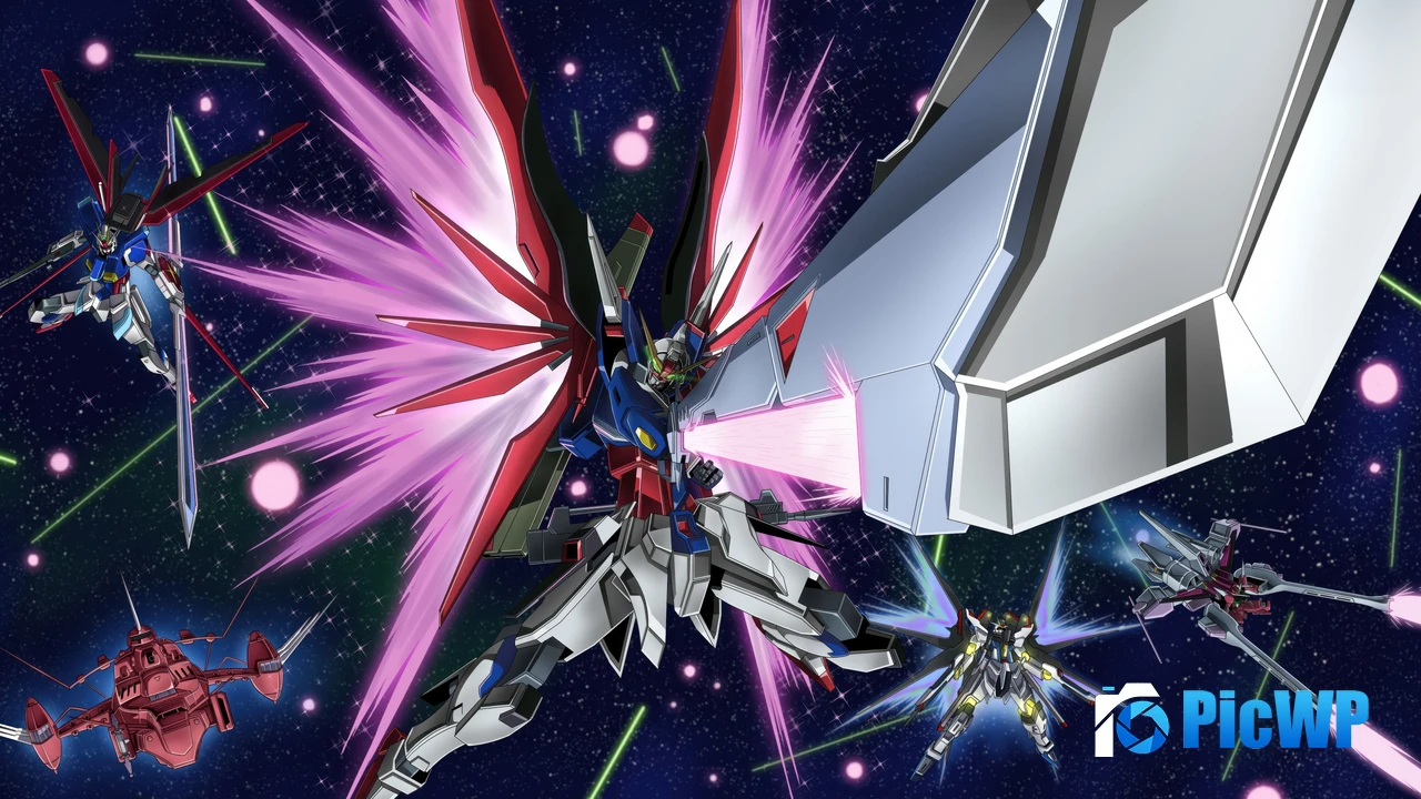ZGMF-X42S Destiny Gundam Mobile Suit Gundam SEED 4K PC Wallpaper