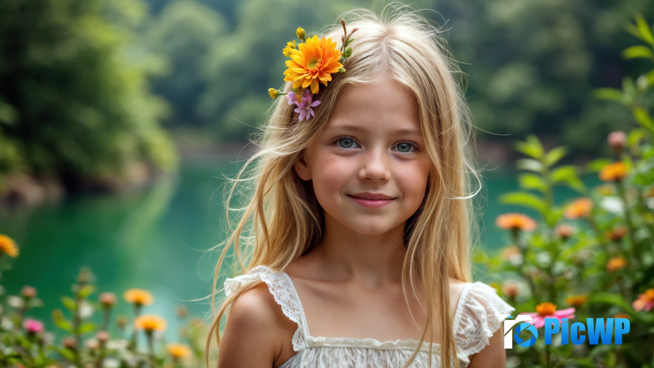 Smiling Cute Girl 4K PC Wallpaper