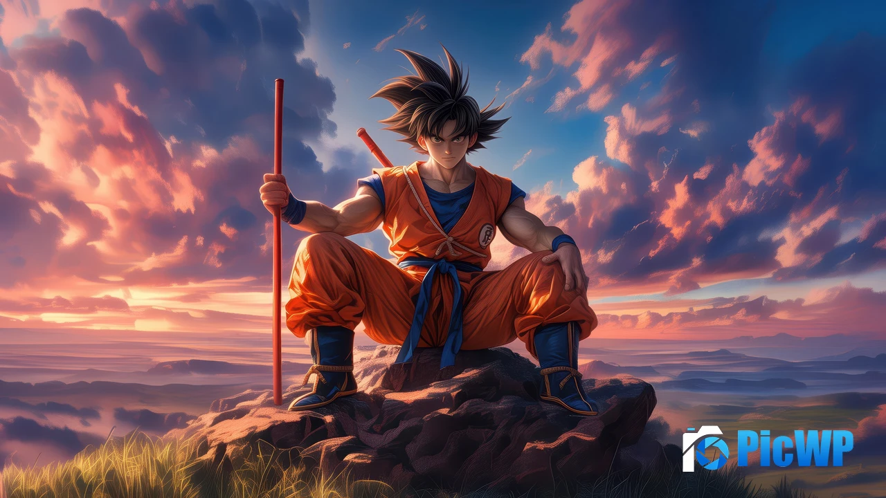 Goku Power Pole 4K PC Wallpaper