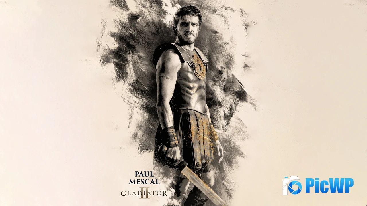 Paul Mescal Lucius 4K PC Wallpaper
