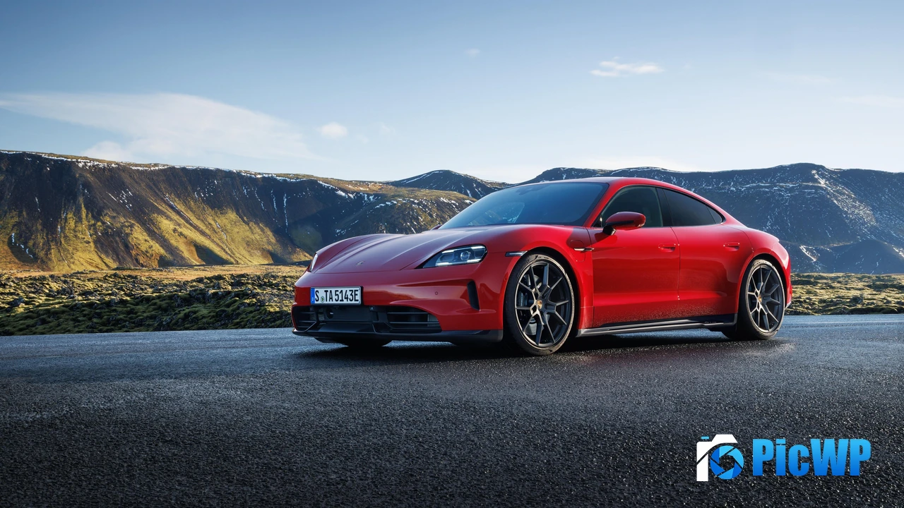 Porsche Taycan GTS 2024 4K PC Wallpaper