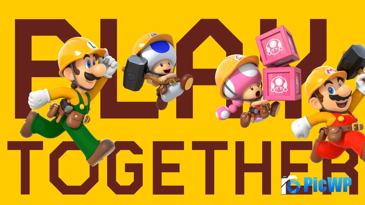 Super Mario Maker 2 Online games 4K PC Wallpaper