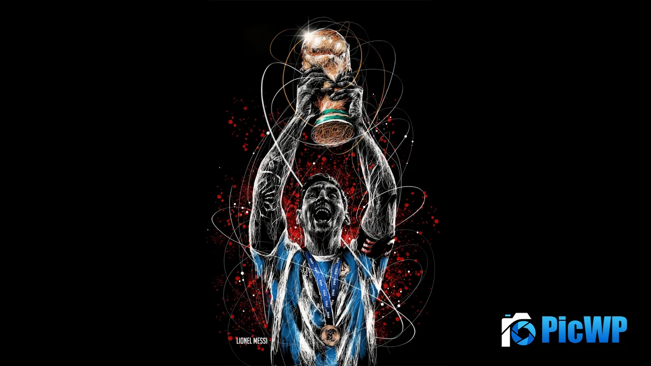 Lionel Messi World Cup 2022 4K PC Wallpaper