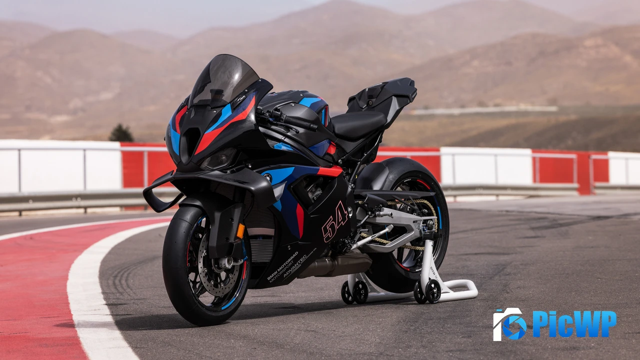 BMW M 1000 RR M Competition Race track 4K PC Wallpaper