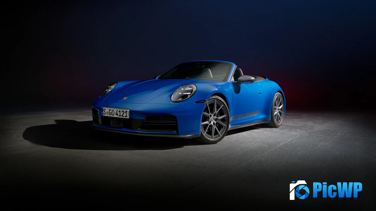 Porsche 911 Carrera T Cabriolet 2024 4K PC Wallpaper