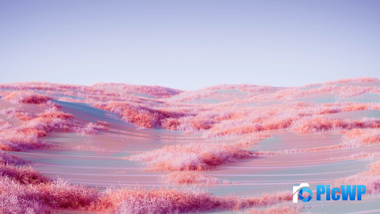 Landscape Pink aesthetic 4K PC Wallpaper