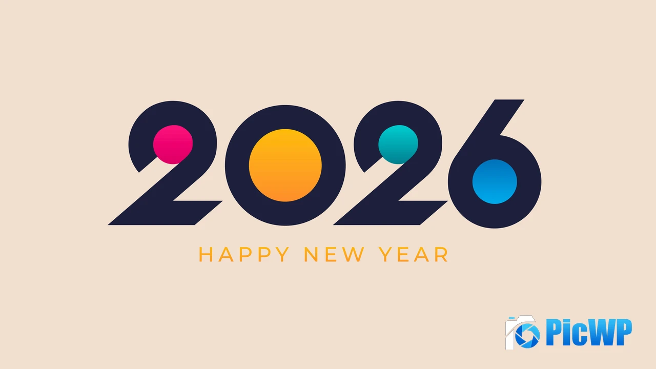 2026 New Year Greetings 4K PC Wallpaper
