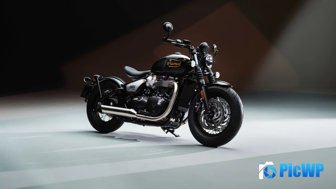 Triumph Bonneville Bobber TFC 4K PC Wallpaper