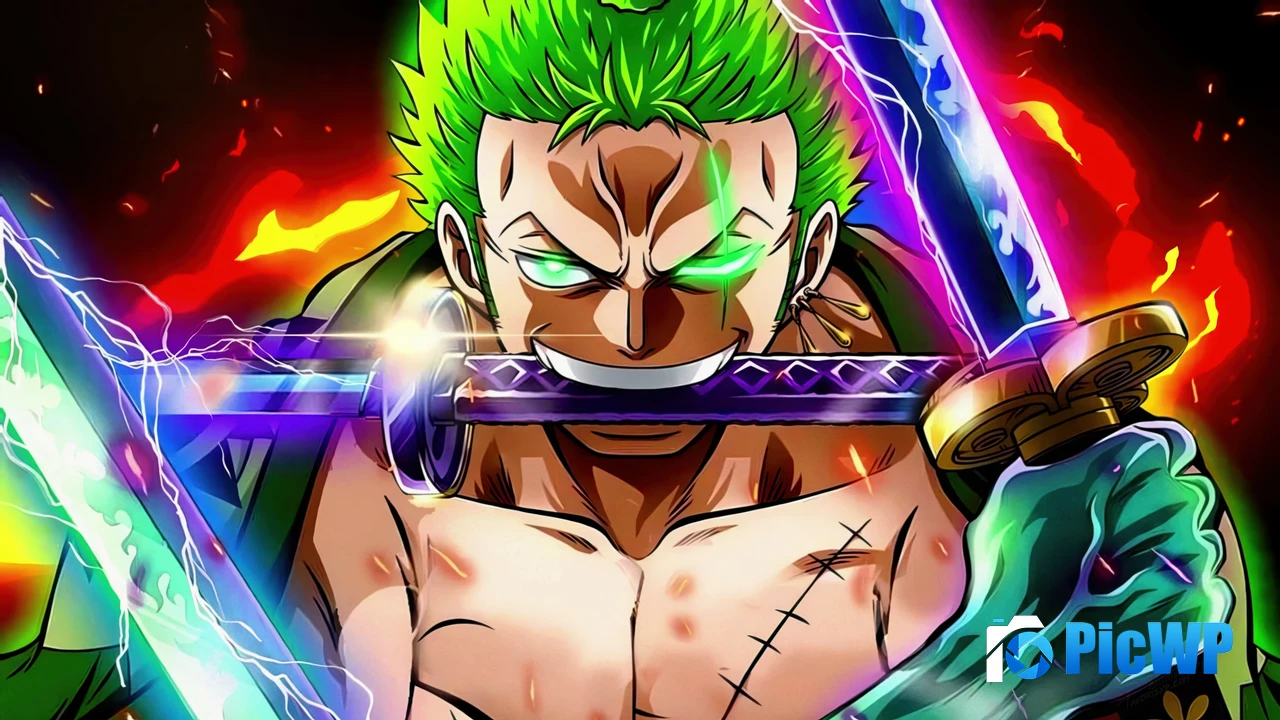 Roronoa Zoro Fearless 4K PC Wallpaper