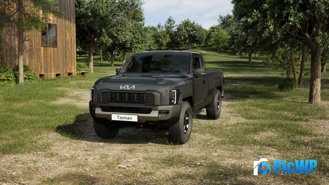 Kia Tasman Single Cab 2025 4K PC Wallpaper