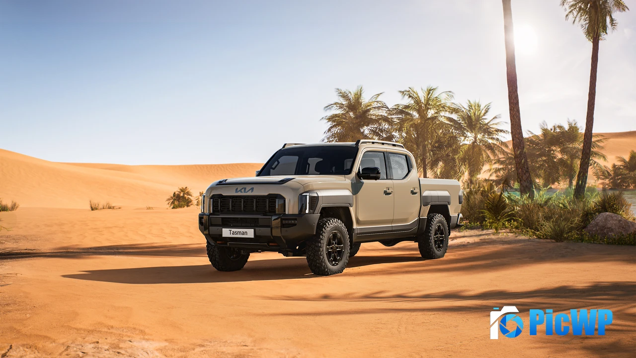 Kia Tasman X-Pro Double Cab 2025 4K PC Wallpaper