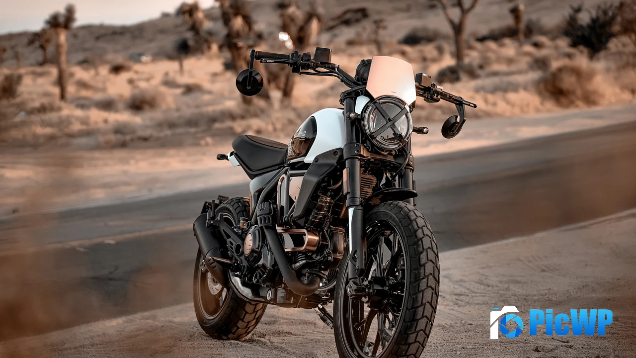 Ducati Scrambler Anniversary Edition 4K PC Wallpaper