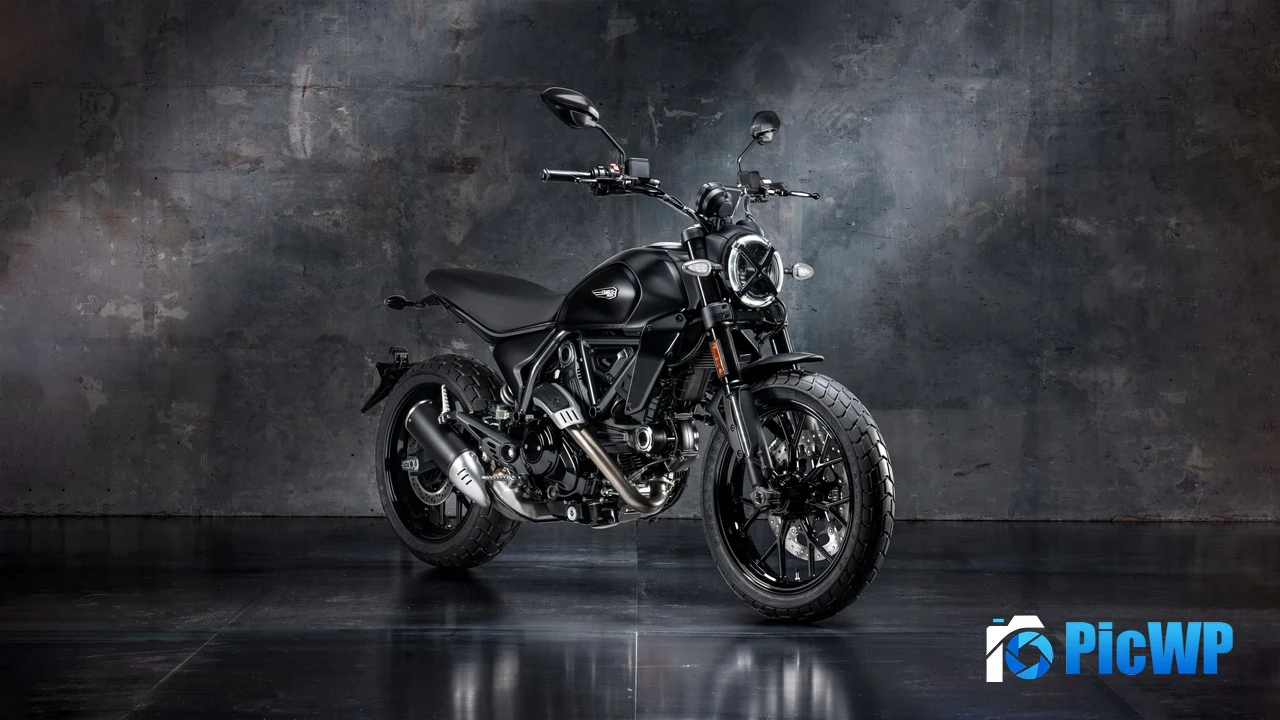 Ducati Scrambler Icon Dark 2025 4K PC Wallpaper