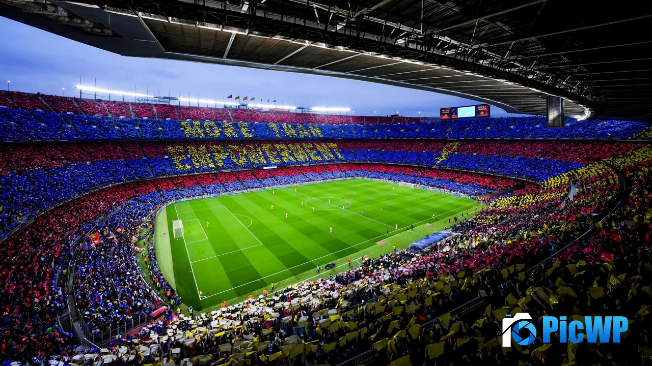Camp Nou Stadium 4K PC Wallpaper